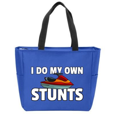 Jet Ski Stunts Gift Jet Skiing Skier Driver Water Sport Gift Zip Tote Bag
