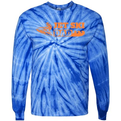 Jet Ski Skier Skiing Water Sports Father Gift Jet Ski Dad Great Gift Tie-Dye Long Sleeve Shirt