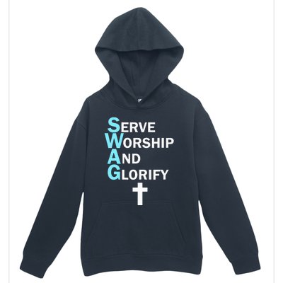 Jesus Swag Serve Worship And Glorify Faith Religious Urban Pullover Hoodie