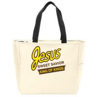 Jesus Sweet Savior King Of Kings Christian Faith Zip Tote Bag