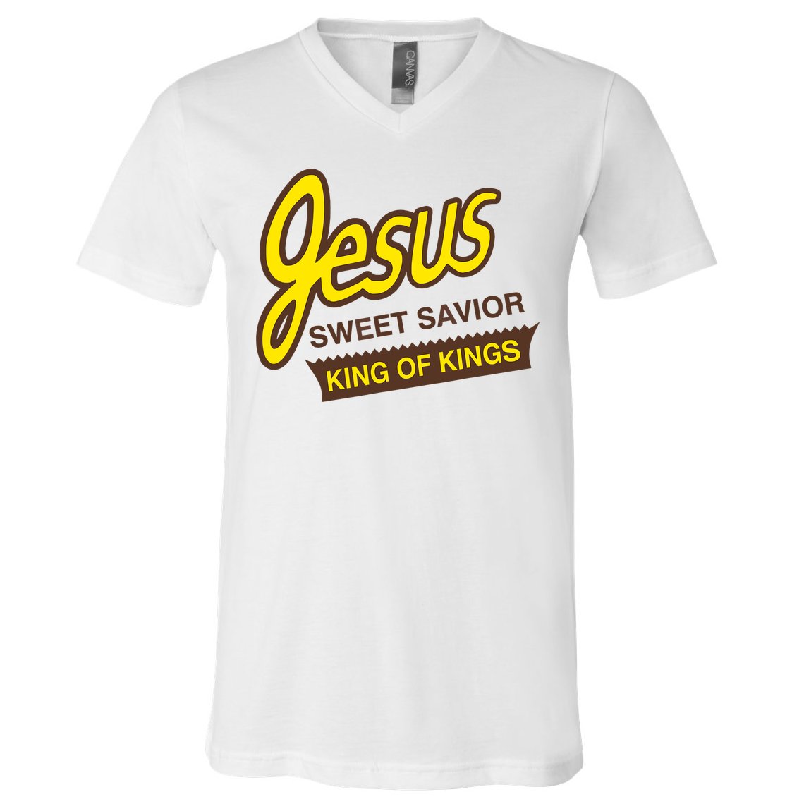 Jesus Sweet Savior King Of Kings Christian Faith V-Neck T-Shirt