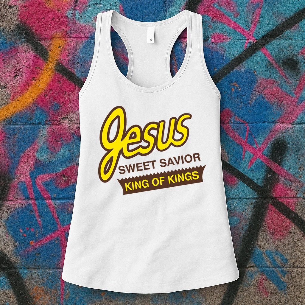 Jesus Sweet Savior King Of Kings Christian Faith Womens Tank Top