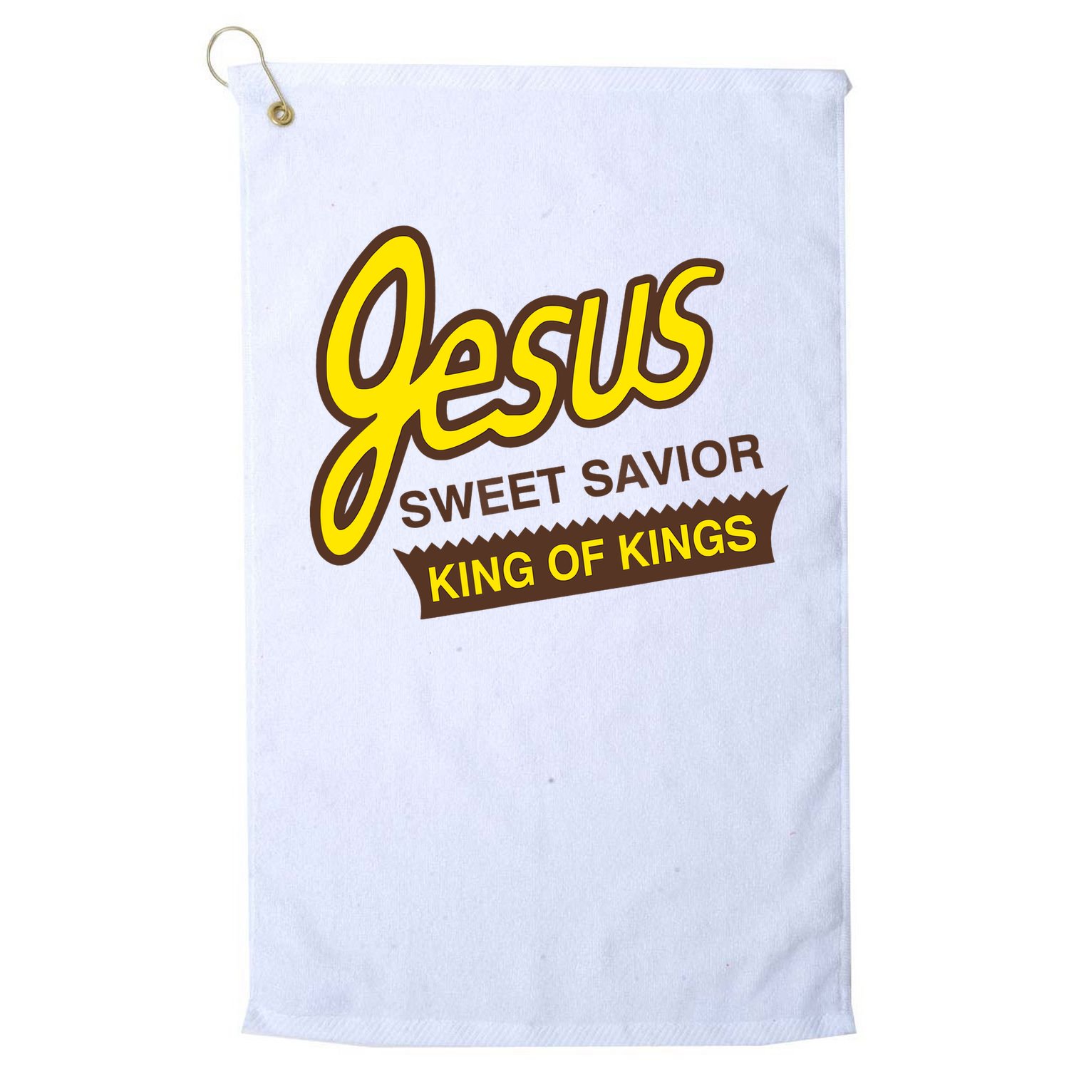 Jesus Sweet Savior King Of Kings Christian Faith Golf Towel