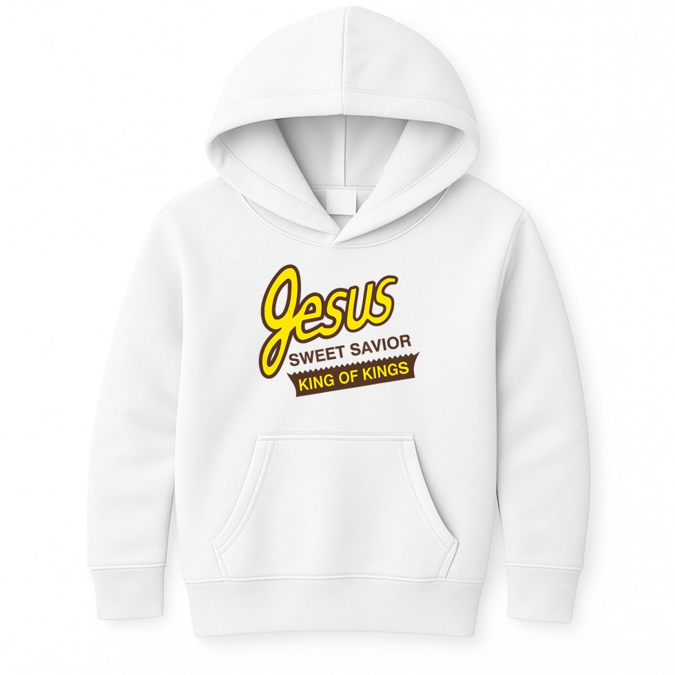 Jesus Sweet Savior King Of Kings Christian Faith Kids Hoodie