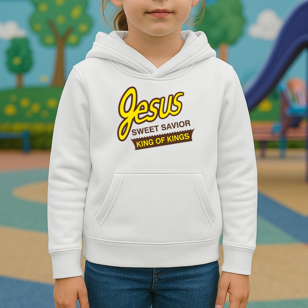 Jesus Sweet Savior King Of Kings Christian Faith Kids Hoodie