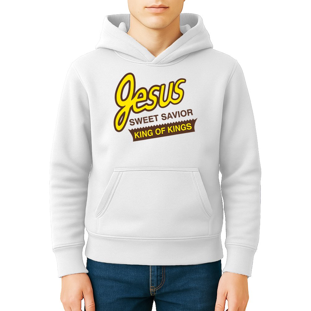 Jesus Sweet Savior King Of Kings Christian Faith Kids Hoodie