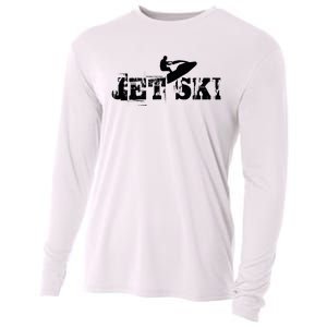 Jet Ski Stand Up Retro Cooling Performance Long Sleeve Crew