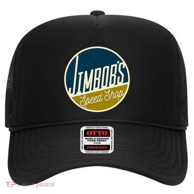 JimbobS Speed Shop High Crown Mesh Back Trucker Hat