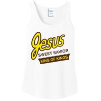 Jesus Sweet Savior King Of Kings Christian Faith Apparel Ladies Essential Tank