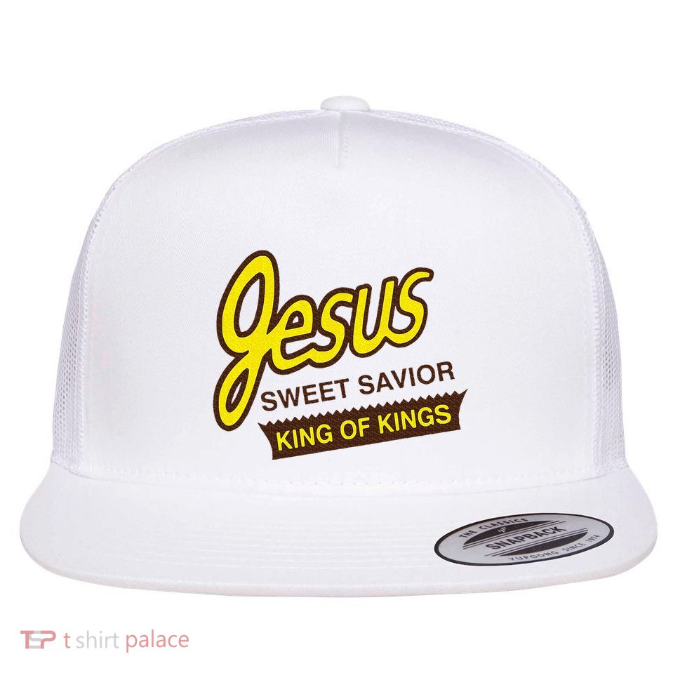 Jesus Sweet Savior King Of Kings Christian Faith Apparel Flatbill Hat