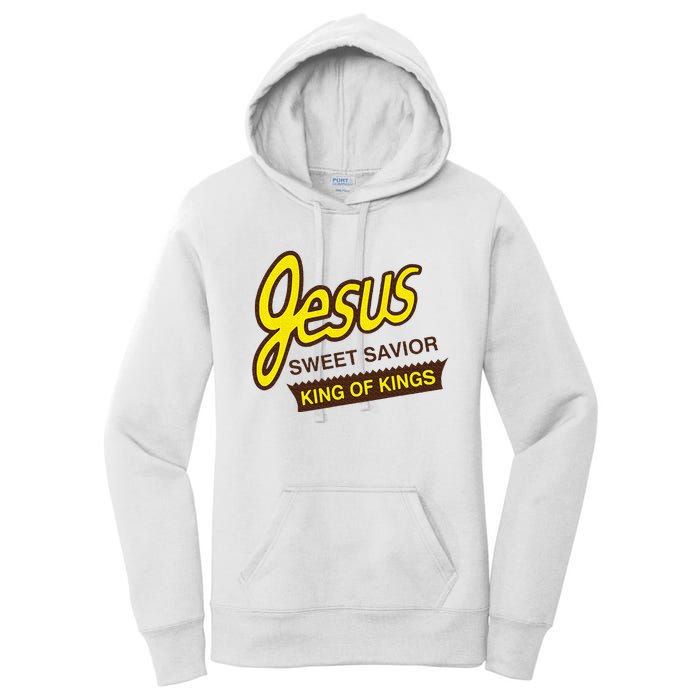 Jesus Sweet Savior King Of Kings Christian Faith Apparel Women's Pullover Hoodie