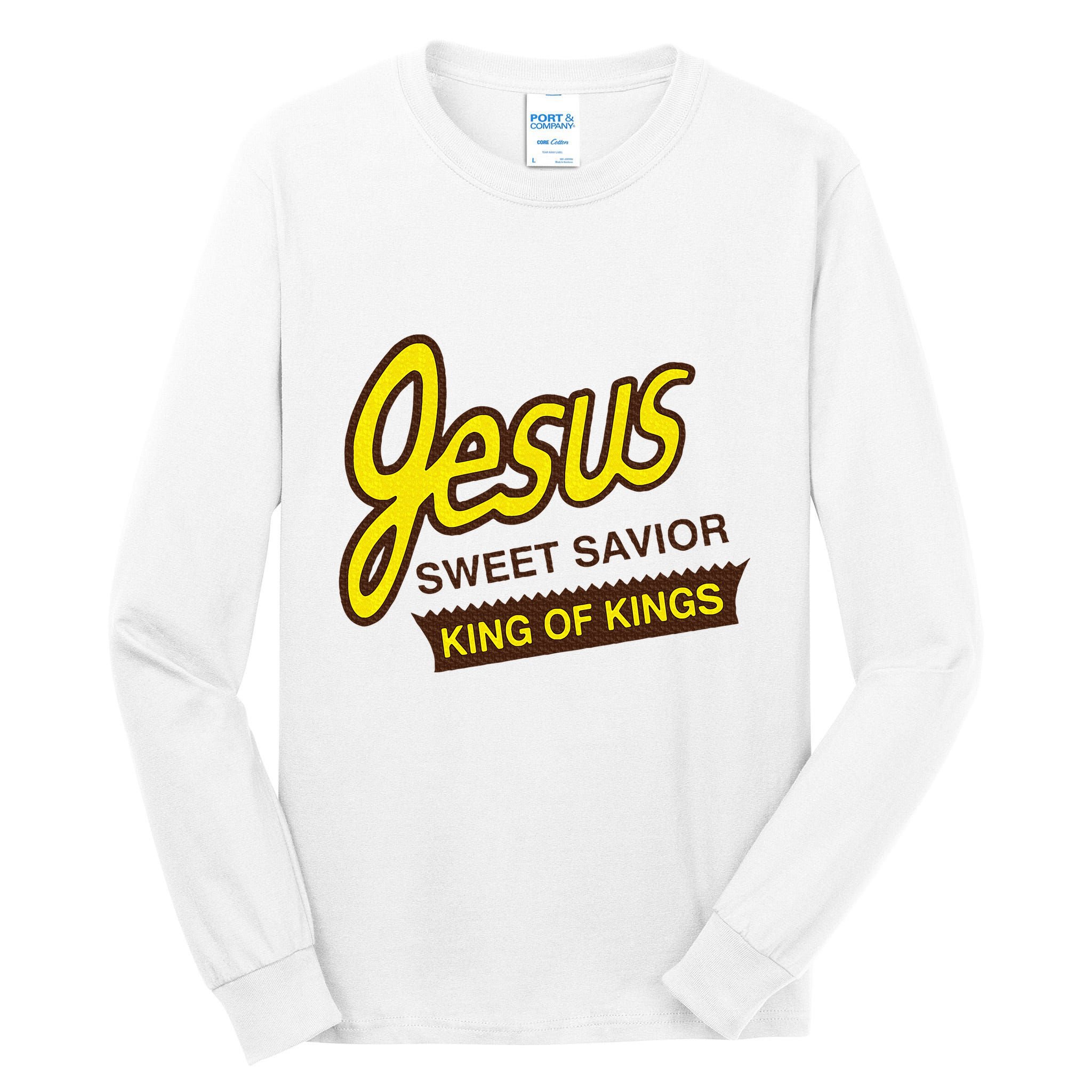 Jesus Sweet Savior King Of Kings Christian Faith Apparel Tall Long Sleeve T-Shirt