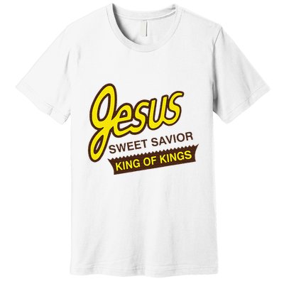 Jesus Sweet Savior King Of Kings Christian Faith Apparel Premium T-Shirt