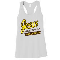 Jesus Sweet Savior King Of Kings Christian Faith Apparel Women's Racerback Tank