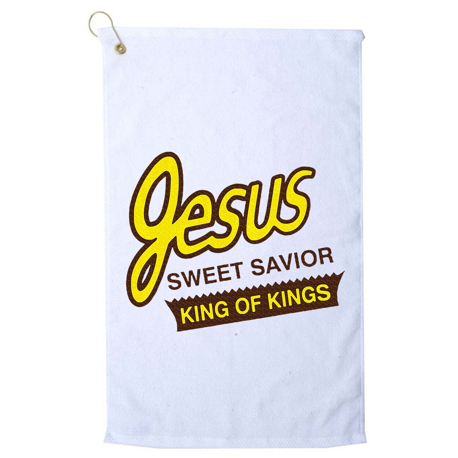 Jesus Sweet Savior King Of Kings Christian Faith Apparel Golf Towel