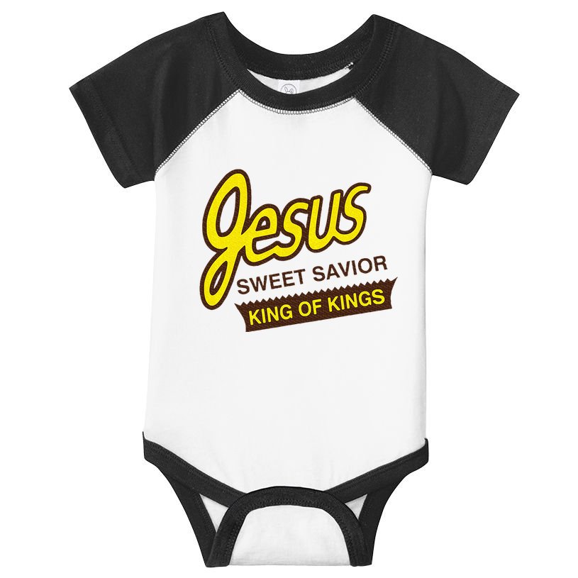 Jesus Sweet Savior King Of Kings Christian Faith Apparel Infant Baby Jersey Bodysuit