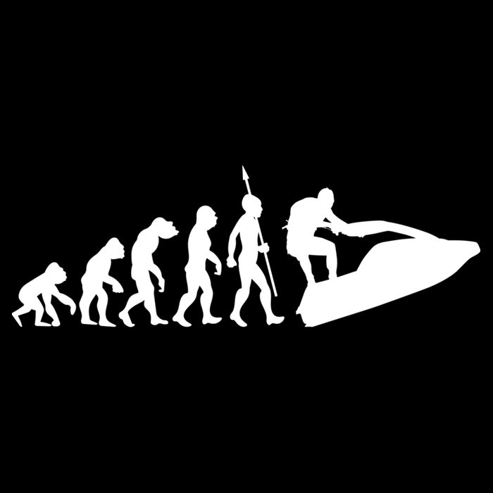 Jet Ski Skiing Water Sports Design Ocean Lake Sea Evolution Gift Doggie Tank