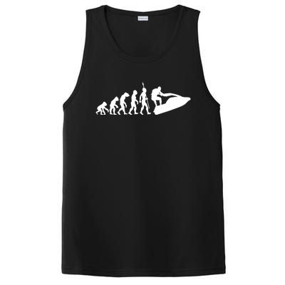 Jet Ski Skiing Water Sports Design Ocean Lake Sea Evolution Gift PosiCharge Competitor Tank