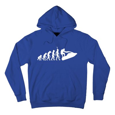 Jet Ski Skiing Water Sports Design Ocean Lake Sea Evolution Gift Hoodie