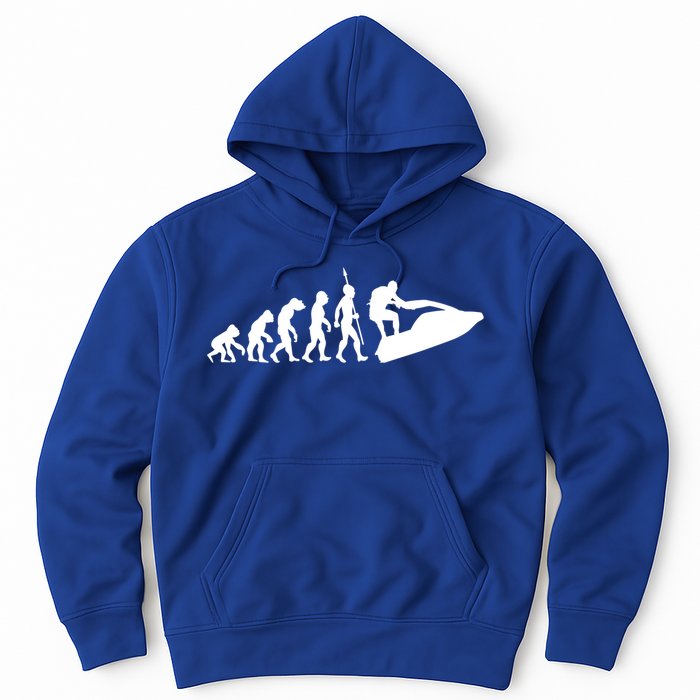 Jet Ski Skiing Water Sports Design Ocean Lake Sea Evolution Gift Hoodie