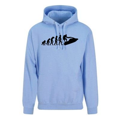 Jet Ski Skiing Water Sports Design Ocean Lake Sea Evolution Gift Unisex Surf Hoodie