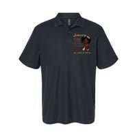 January She Slays She Prays Beautiful Birthday Softstyle Adult Sport Polo