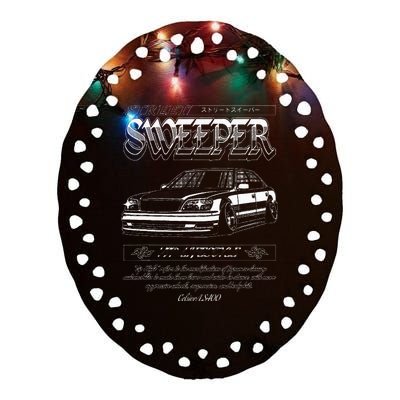 Jdm Street Sweeper Ls400 Vip Ceramic Oval Ornament