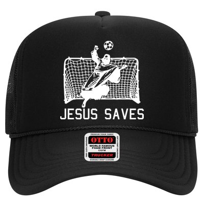 Jesus Saves Soccer Christmas Funny Football Goalie Christian Hat