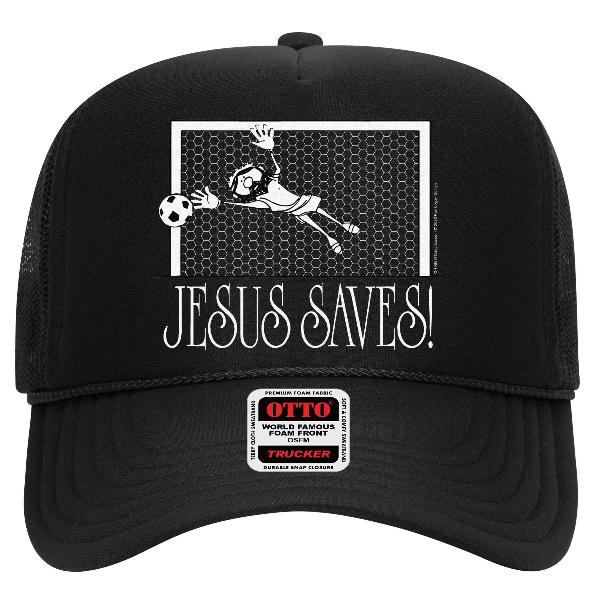 Jesus Saves Soccer Hat