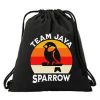 Java Sparrow Team Java Sparrow Drawstring Bag