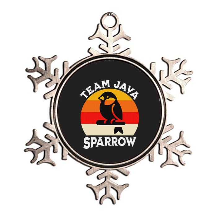 Java Sparrow Team Java Sparrow Metallic Star Ornament
