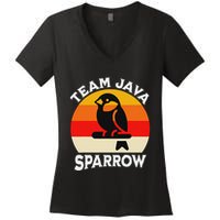 Java Sparrow Team Java Sparrow Women's V-Neck T-Shirt