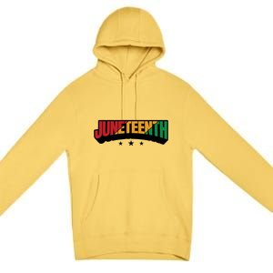 Juneteenth Sign Trendy Premium Pullover Hoodie