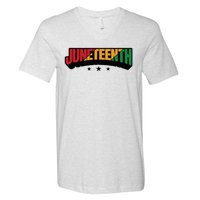 Juneteenth Sign Trendy V-Neck T-Shirt