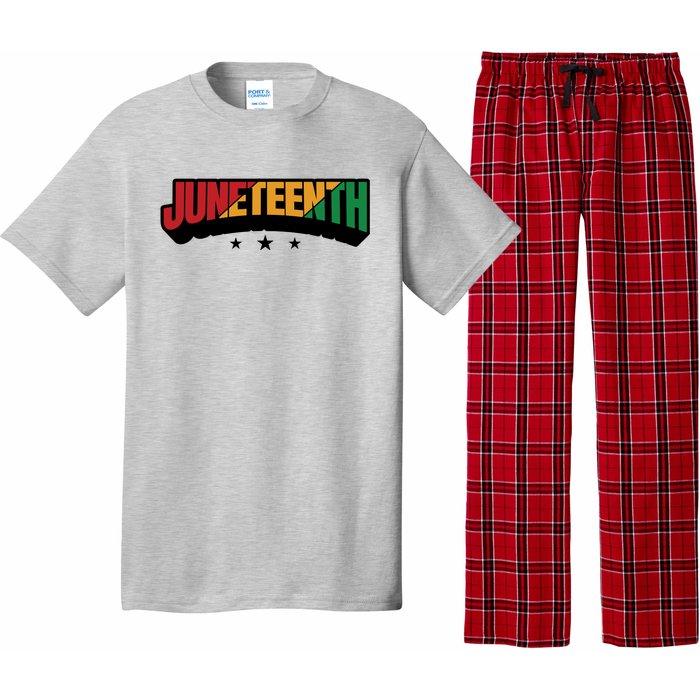 Juneteenth Sign Trendy Pajama Set