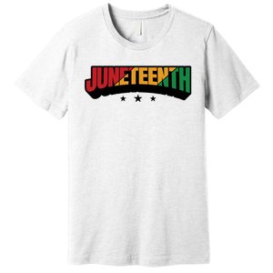 Juneteenth Sign Trendy Premium T-Shirt