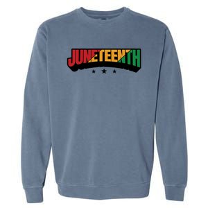 Juneteenth Sign Trendy Garment-Dyed Sweatshirt