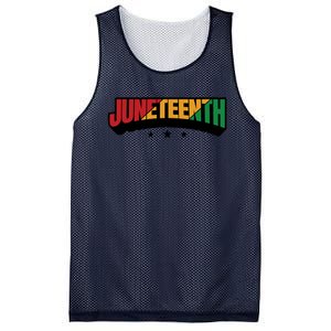 Juneteenth Sign Trendy Mesh Reversible Basketball Jersey Tank