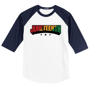 Juneteenth Sign Trendy Baseball Sleeve Shirt