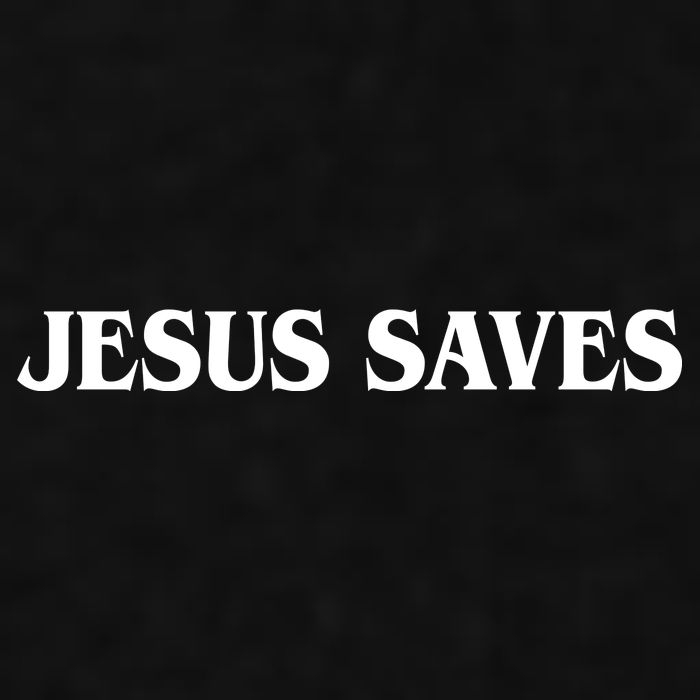 Jesus Saves Theres Power In The Name Of Jesus Acts 4:12 Front And Back Ladies PosiCharge Tri-Blend Wicking Tank