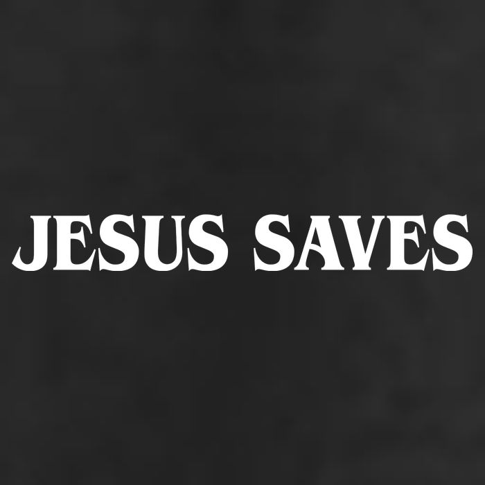 Jesus Saves Theres Power In The Name Of Jesus Acts 4:12 Front And Back 7 Panel Mesh Trucker Snapback Hat