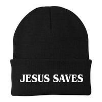 Jesus Saves Theres Power In The Name Of Jesus Acts 4:12 Front And Back Beanie