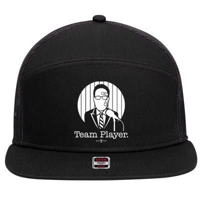 John Sterling Team Player 7 Panel Mesh Trucker Snapback Hat