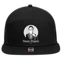 John Sterling Team Player 7 Panel Mesh Trucker Snapback Hat
