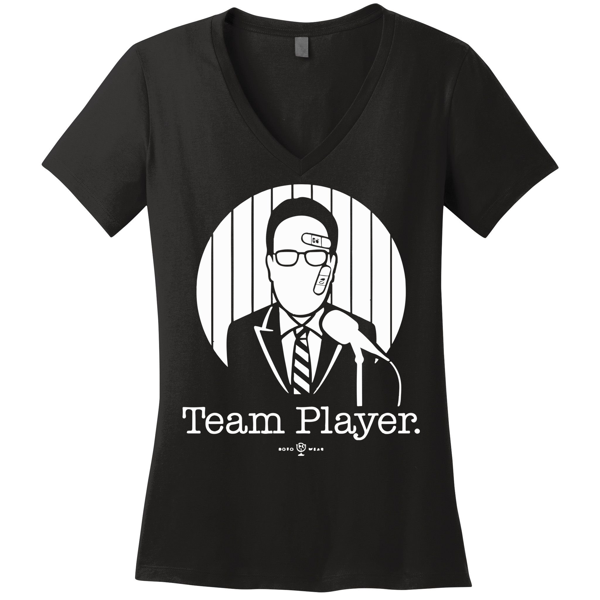 John Sterling Team Player Women's V-Neck T-Shirt