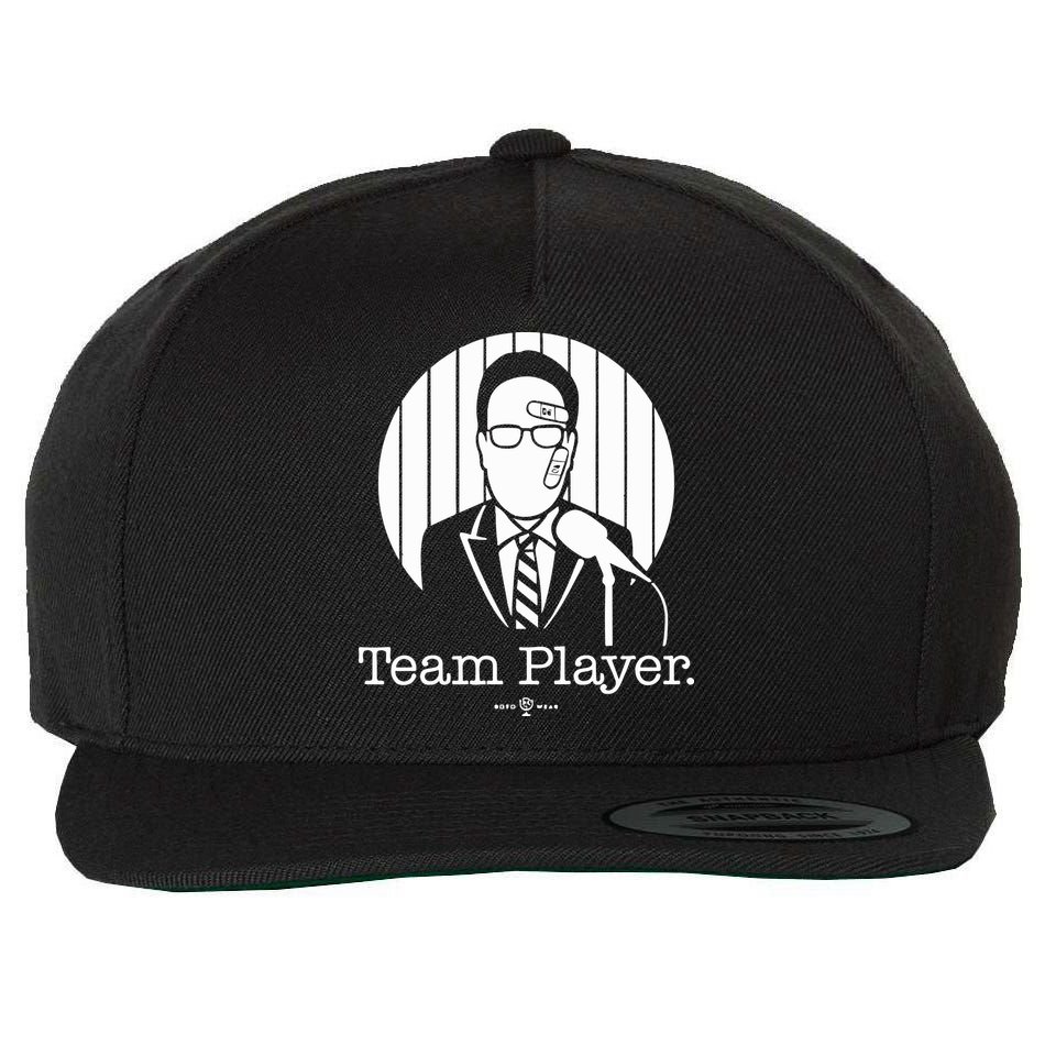 John Sterling Team Player Wool Snapback Cap