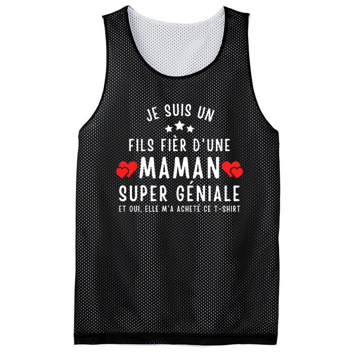 Je Suis Un Fils Fier DUne Maman Super GéNiale Et Oui Elle MA Acheté Ce Mesh Reversible Basketball Jersey Tank