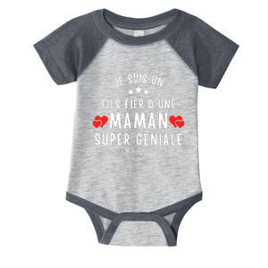 Je Suis Un Fils Fier DUne Maman Super GéNiale Et Oui Elle MA Acheté Ce Infant Baby Jersey Bodysuit