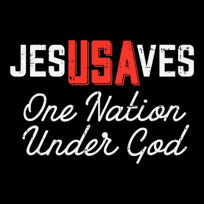 Jesus Saves Usa One Nation Under God Jesus Christian Gift T-Shirt