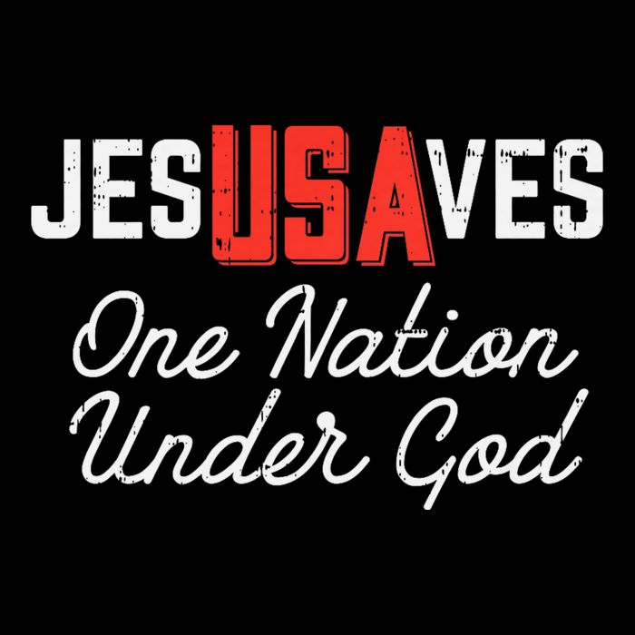 Jesus Saves Usa One Nation Under God Jesus Christian Gift Drawstring Bag